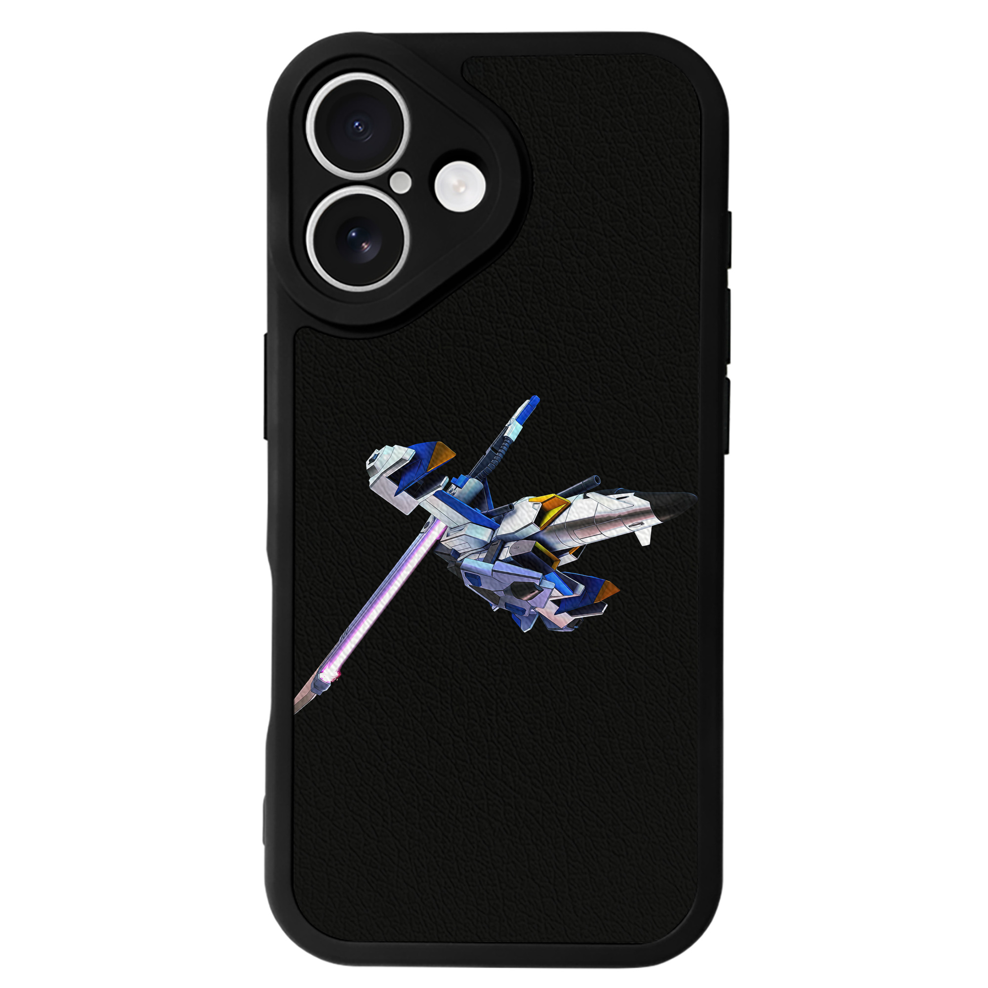 （画像用） 機動戦士ガンダム Mobile Suit Gundam 【iPhone 16シリーズ対応】シリコンスマホケース（レザー調） 材質：シリコン